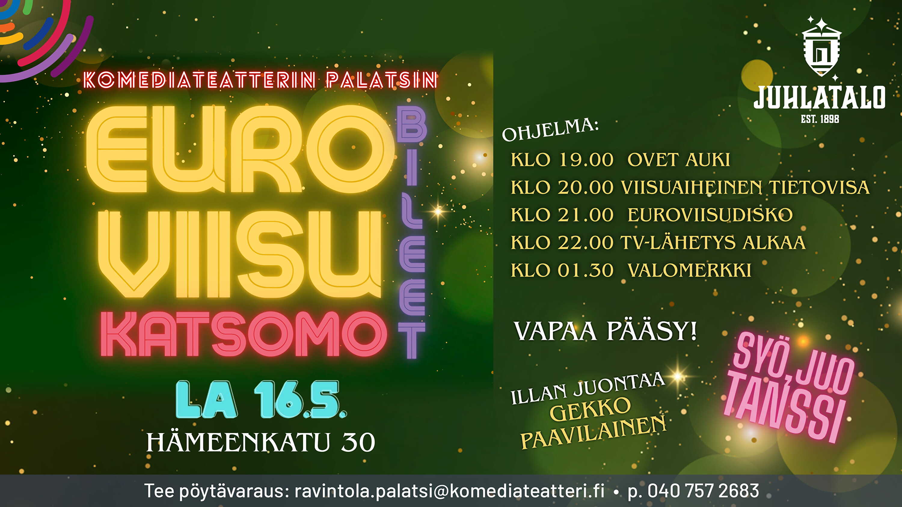 Euroviisukatsomo 16.5.2026